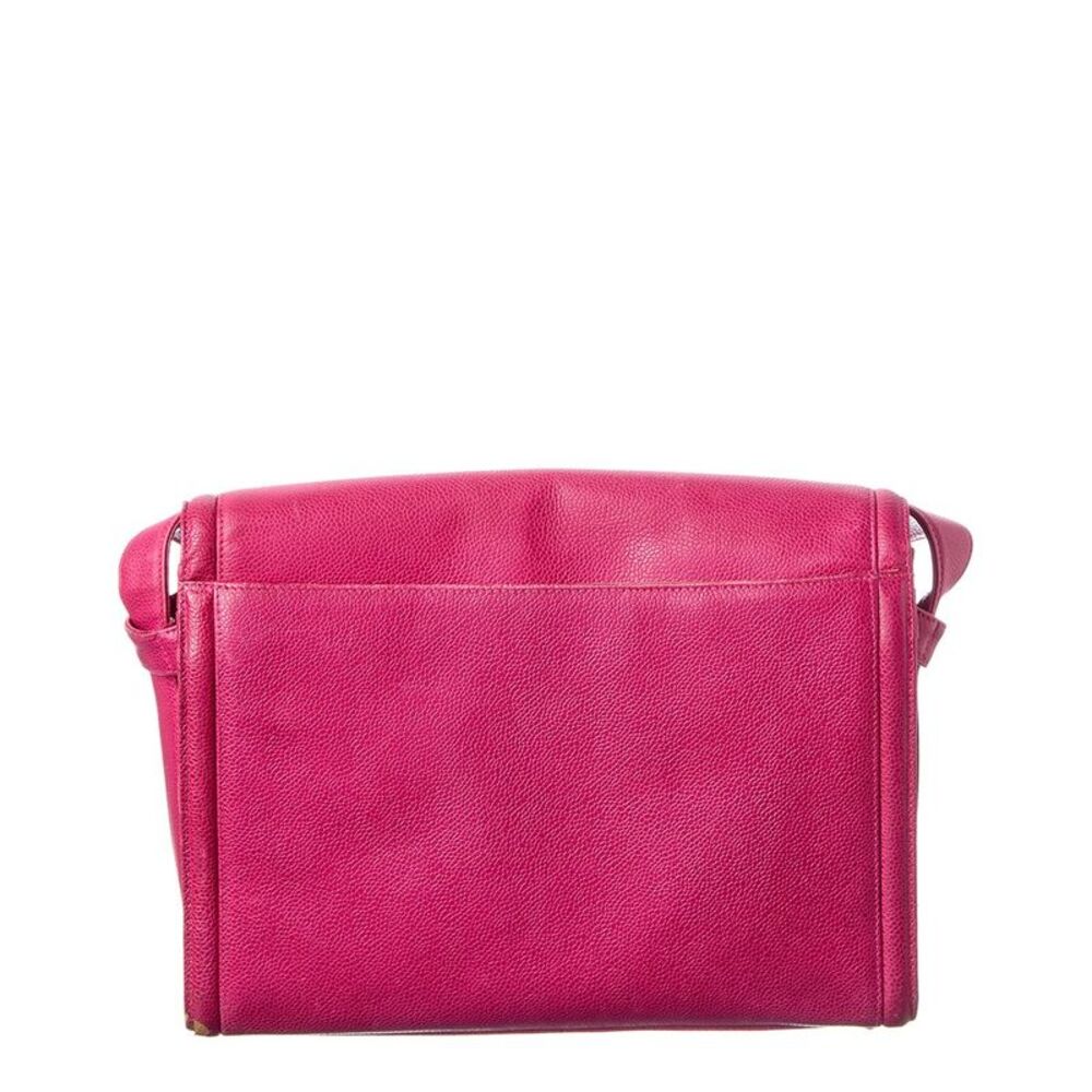 Chanel Hot Pink Caviar Leather Messenger Bag (Authentic Pre-Loved) - Picture 2 of 5